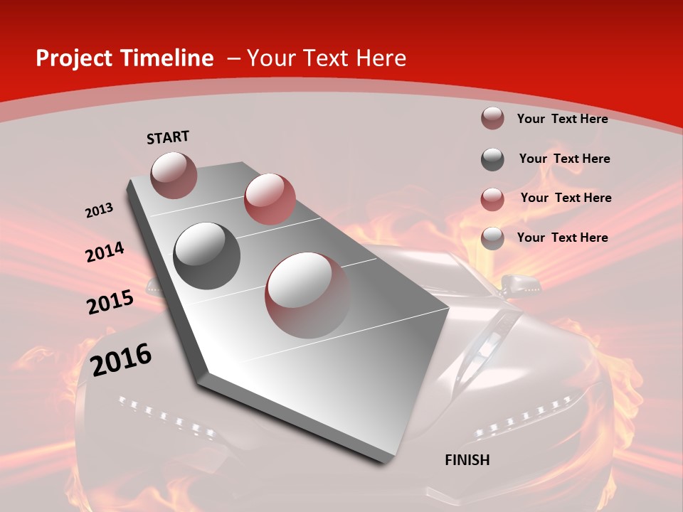 Silver Speed Auto PowerPoint Template