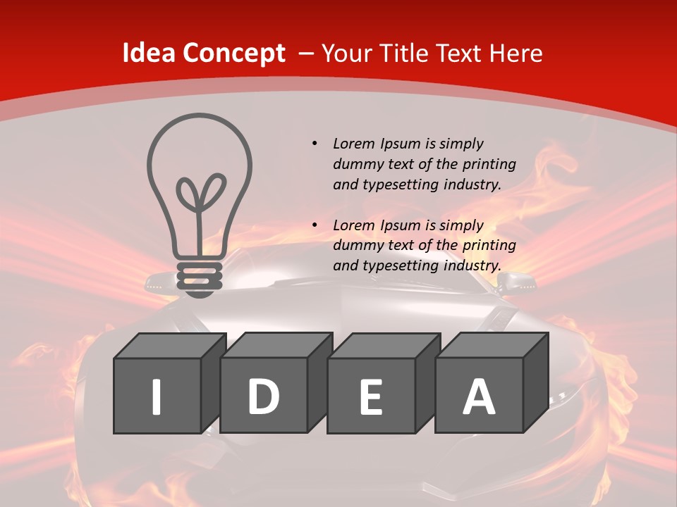 Silver Speed Auto PowerPoint Template
