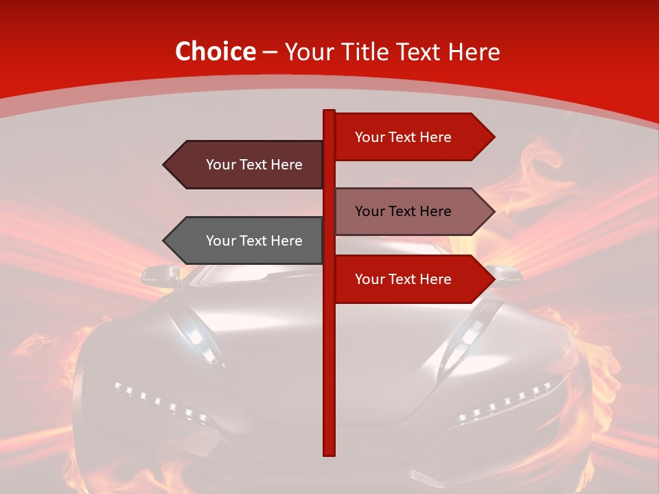 Silver Speed Auto PowerPoint Template