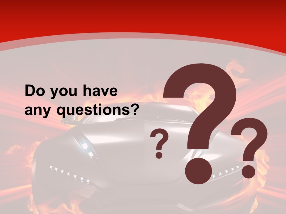 Silver Speed Auto PowerPoint Template