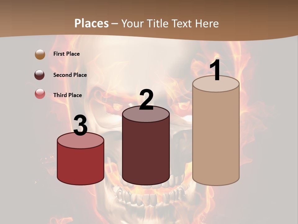 Fire Nature Nightmare PowerPoint Template