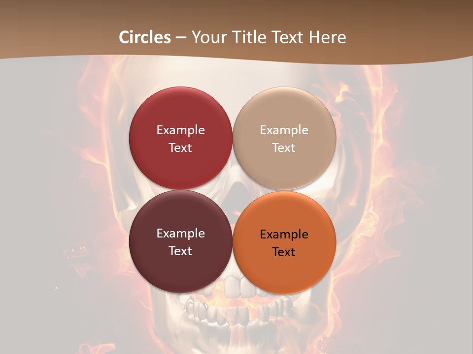 Fire Nature Nightmare PowerPoint Template
