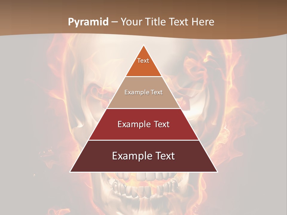 Fire Nature Nightmare PowerPoint Template