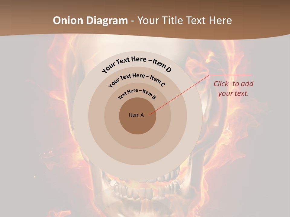 Fire Nature Nightmare PowerPoint Template