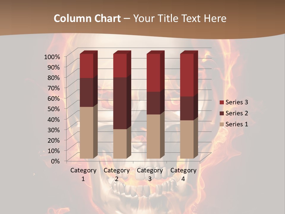 Fire Nature Nightmare PowerPoint Template