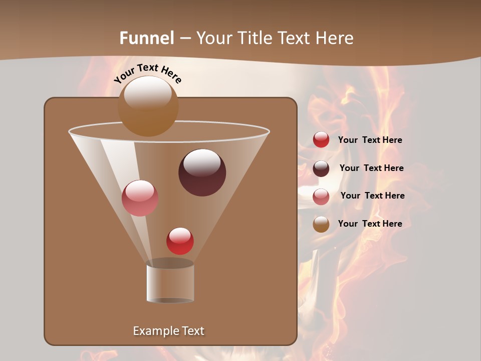 Fire Nature Nightmare PowerPoint Template