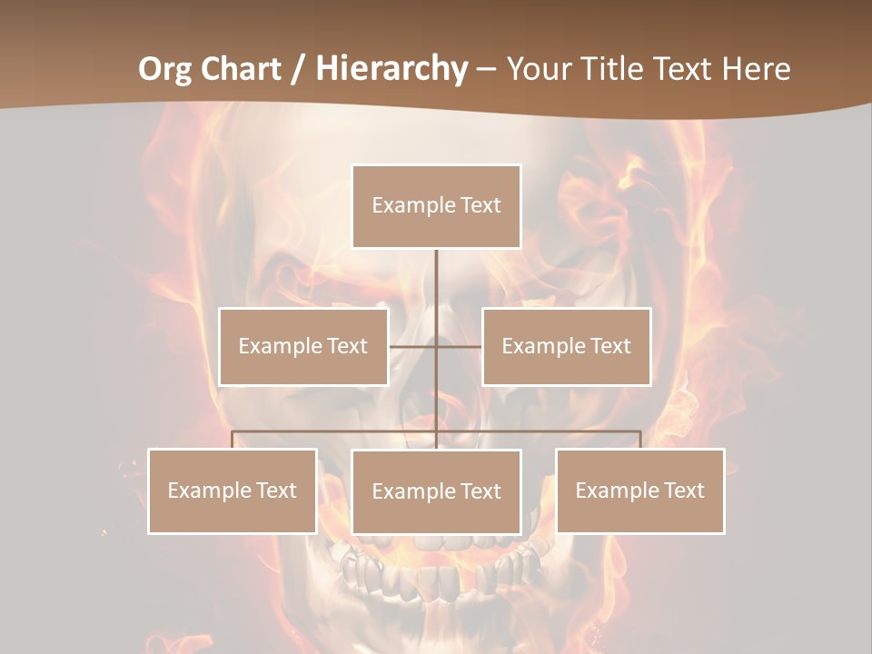 Fire Nature Nightmare PowerPoint Template