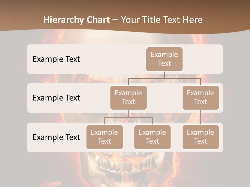 Fire Nature Nightmare PowerPoint Template