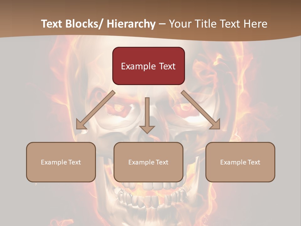 Fire Nature Nightmare PowerPoint Template