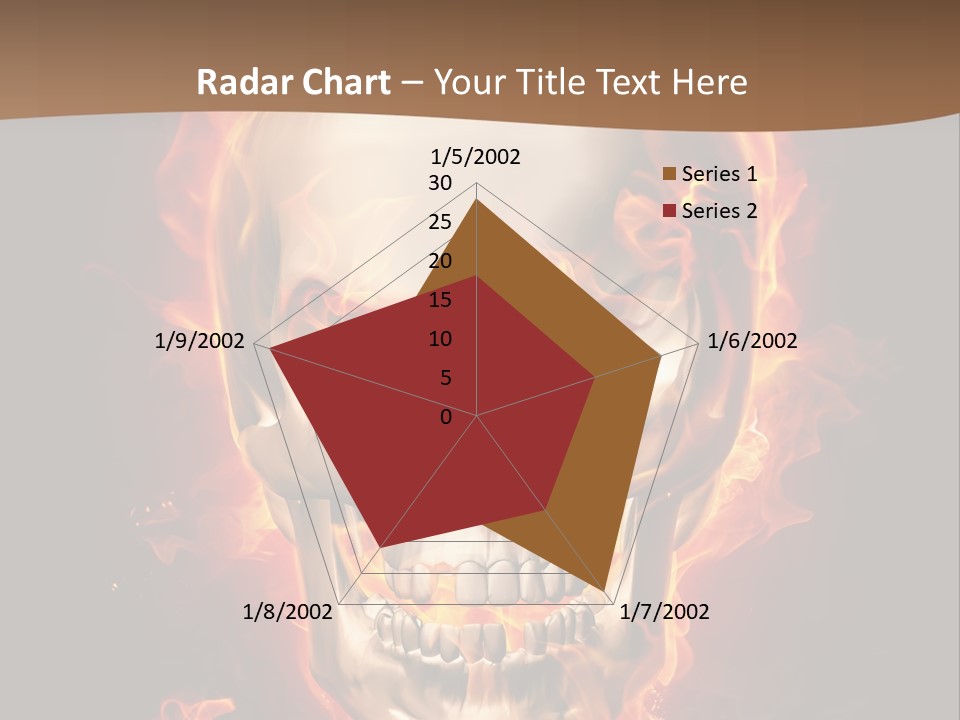 Fire Nature Nightmare PowerPoint Template