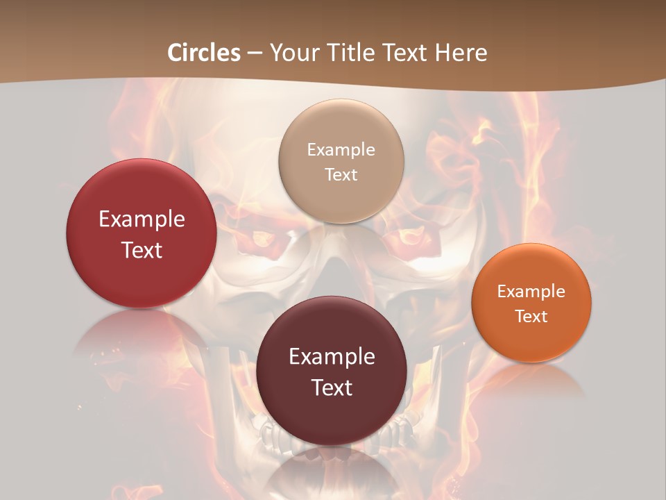 Fire Nature Nightmare PowerPoint Template