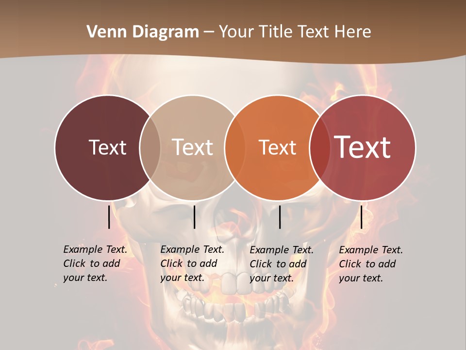 Fire Nature Nightmare PowerPoint Template