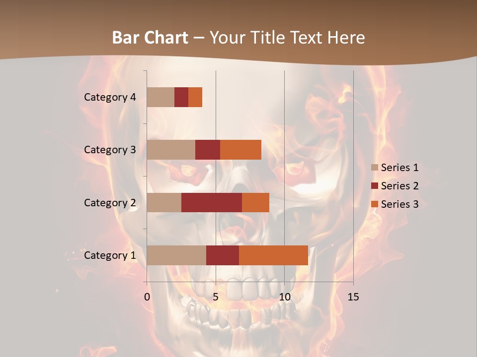 Fire Nature Nightmare PowerPoint Template