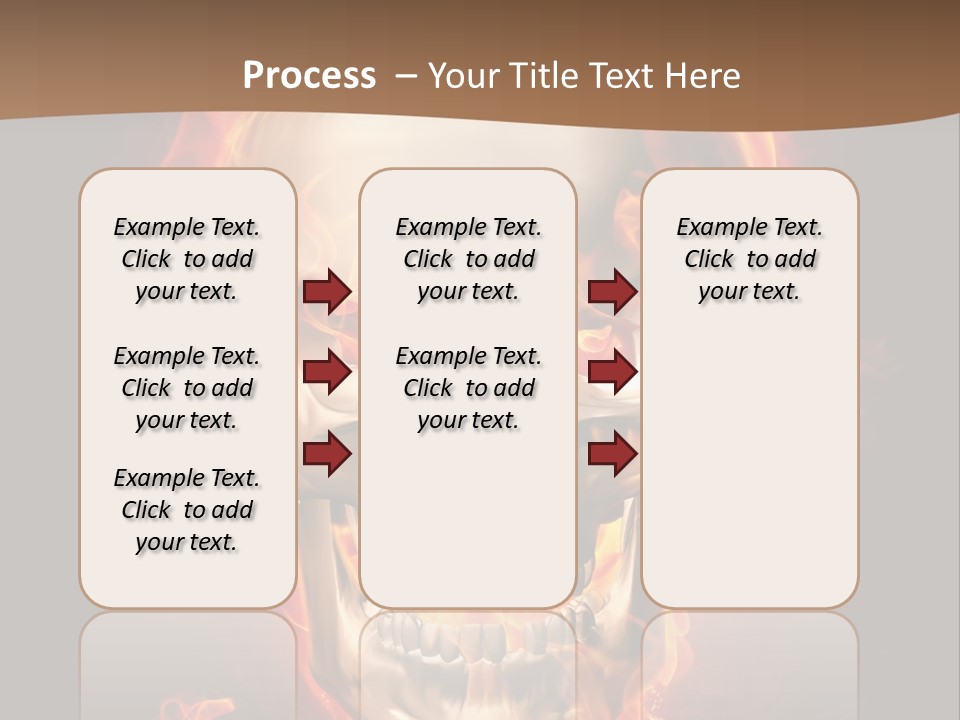 Fire Nature Nightmare PowerPoint Template