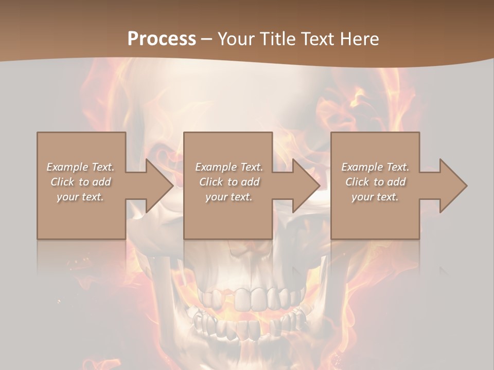 Fire Nature Nightmare PowerPoint Template