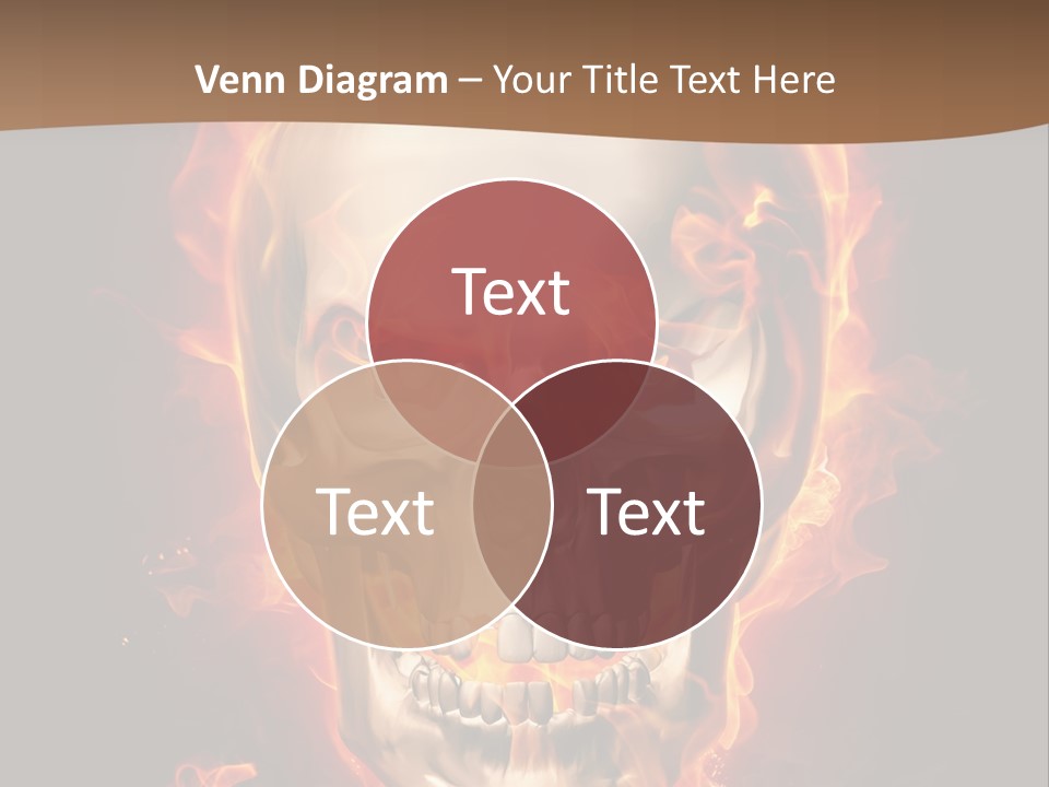 Fire Nature Nightmare PowerPoint Template