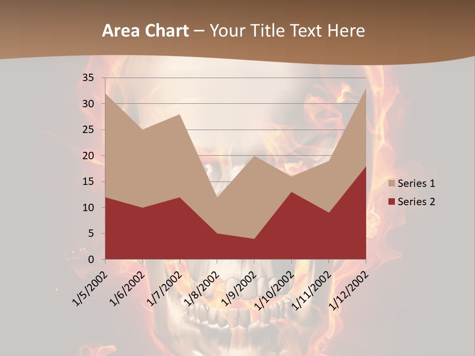 Fire Nature Nightmare PowerPoint Template
