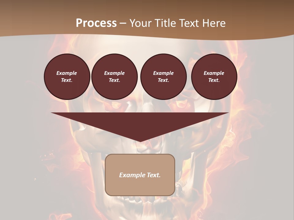 Fire Nature Nightmare PowerPoint Template