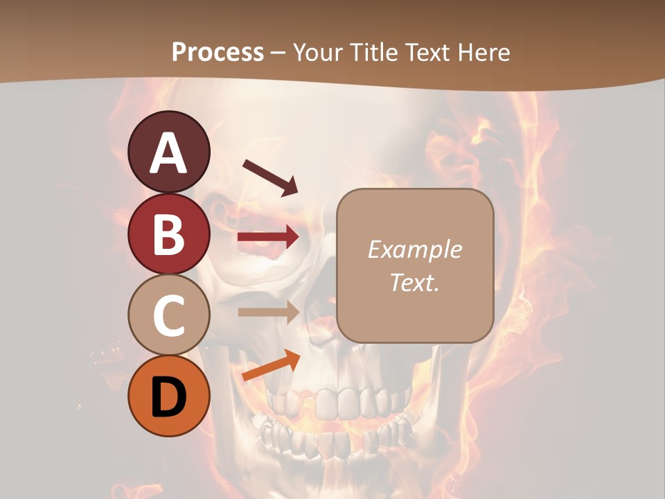 Fire Nature Nightmare PowerPoint Template