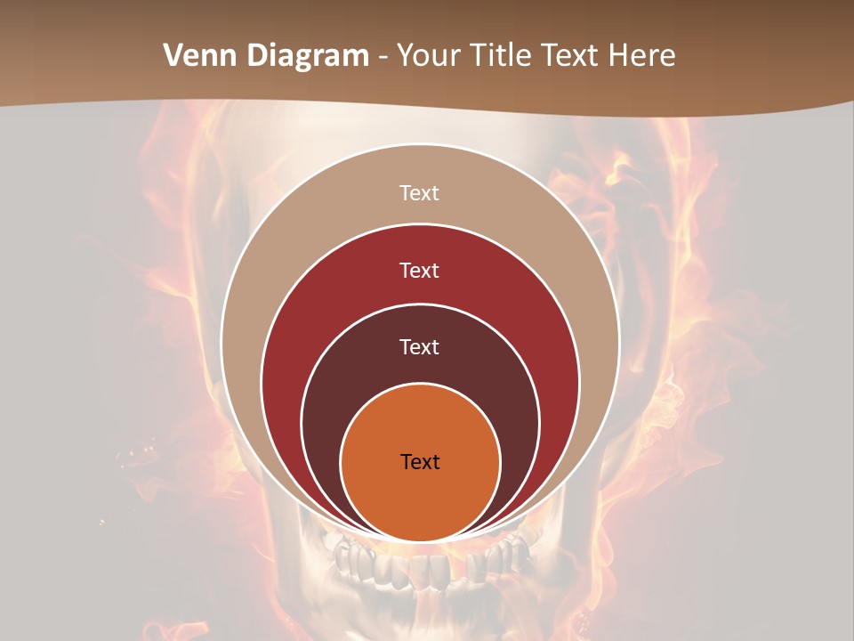 Fire Nature Nightmare PowerPoint Template