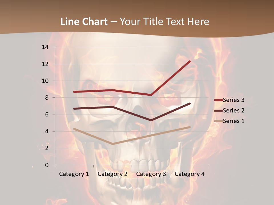 Fire Nature Nightmare PowerPoint Template