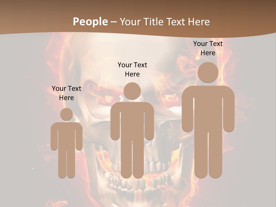 Fire Nature Nightmare PowerPoint Template
