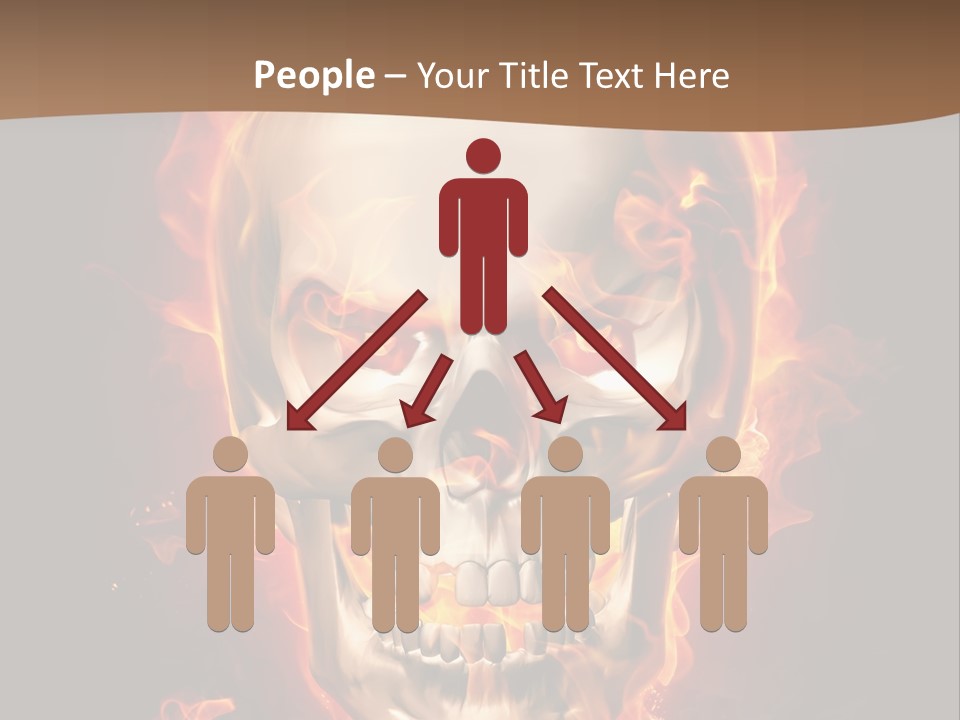 Fire Nature Nightmare PowerPoint Template