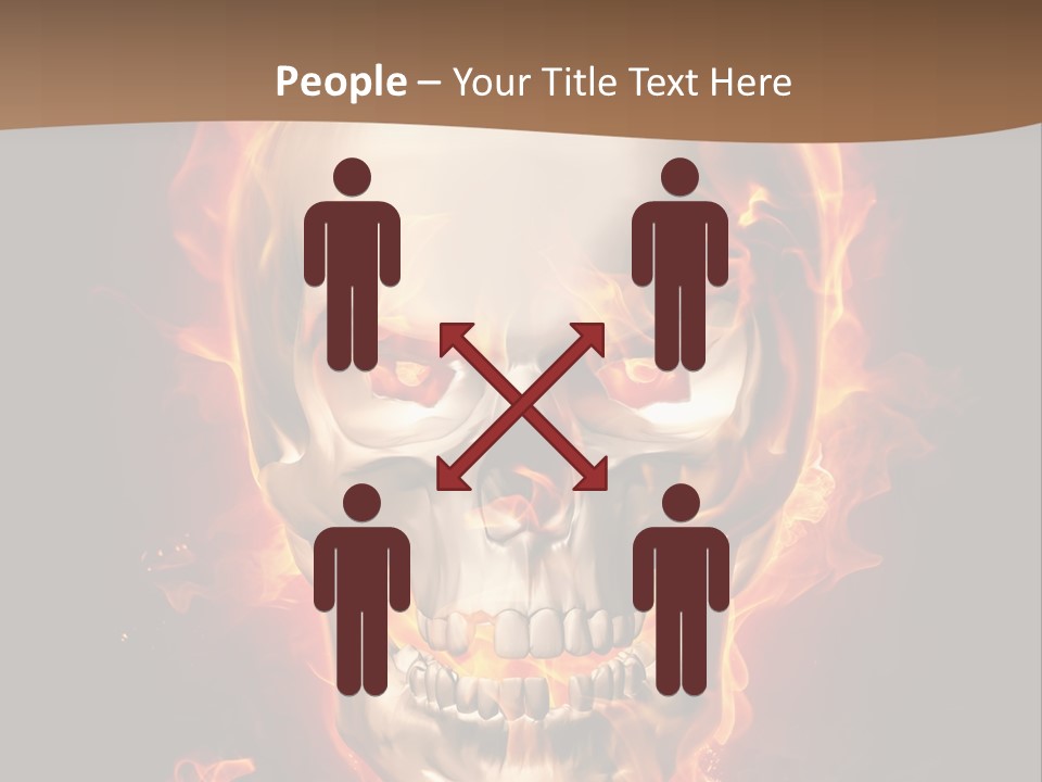 Fire Nature Nightmare PowerPoint Template