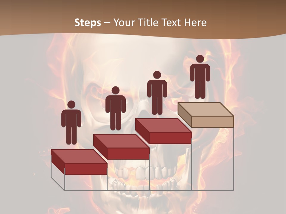 Fire Nature Nightmare PowerPoint Template