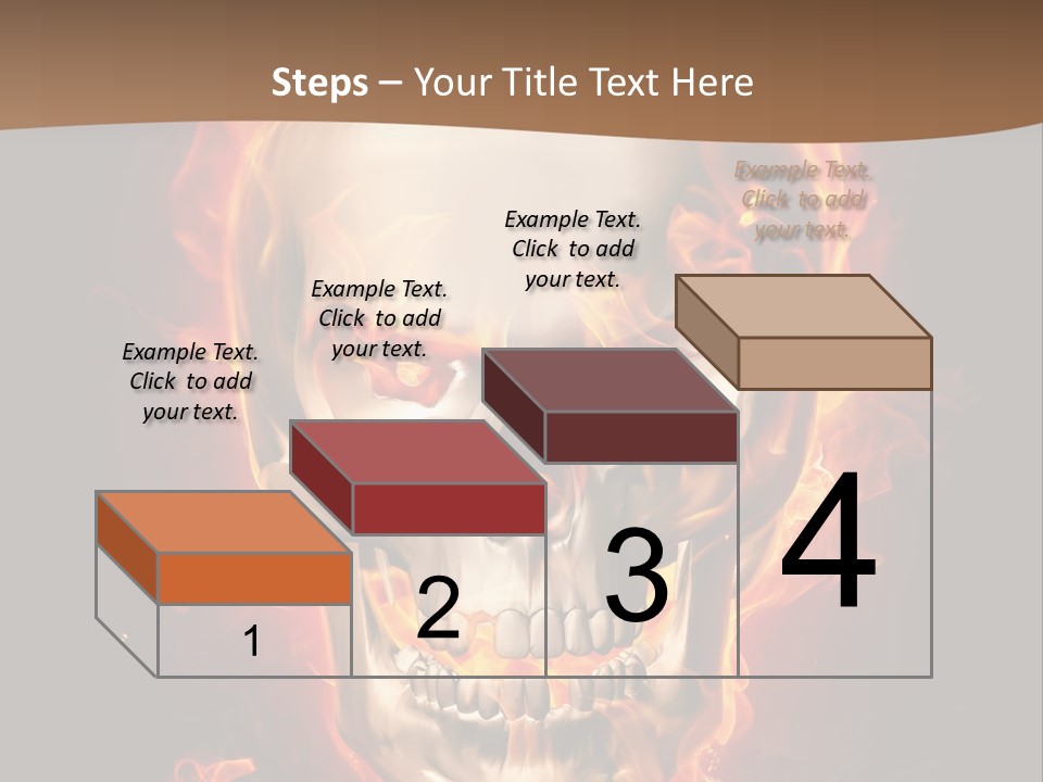 Fire Nature Nightmare PowerPoint Template