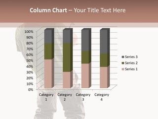 Cap Person Holding PowerPoint Template