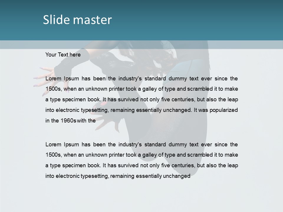 Nature Texture Space PowerPoint Template