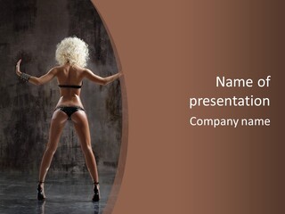 Posing One Dance PowerPoint Template