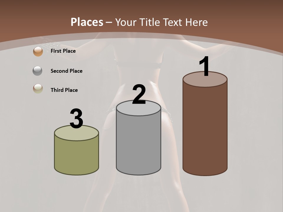 Posing One Dance PowerPoint Template