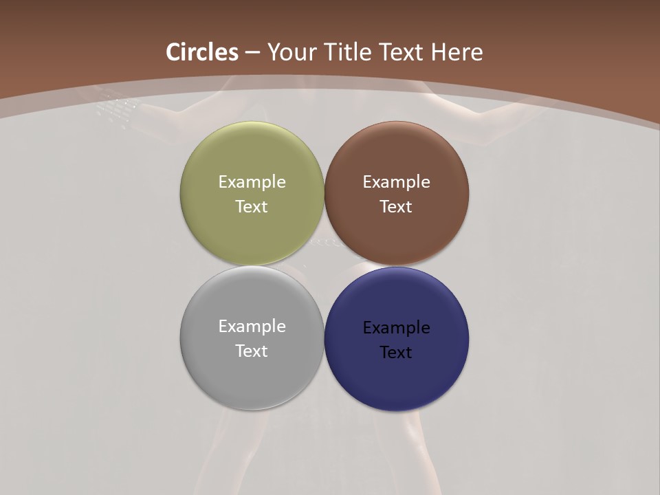 Posing One Dance PowerPoint Template