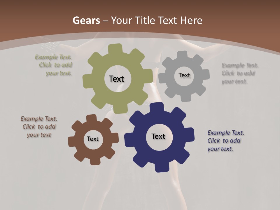 Posing One Dance PowerPoint Template