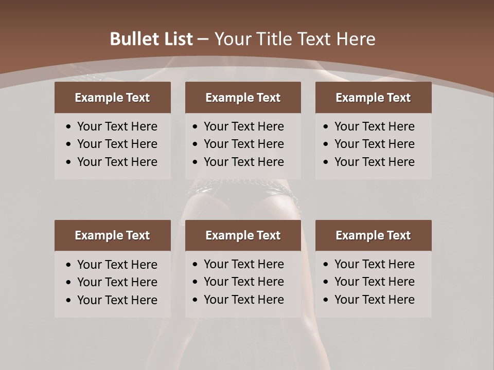 Posing One Dance PowerPoint Template