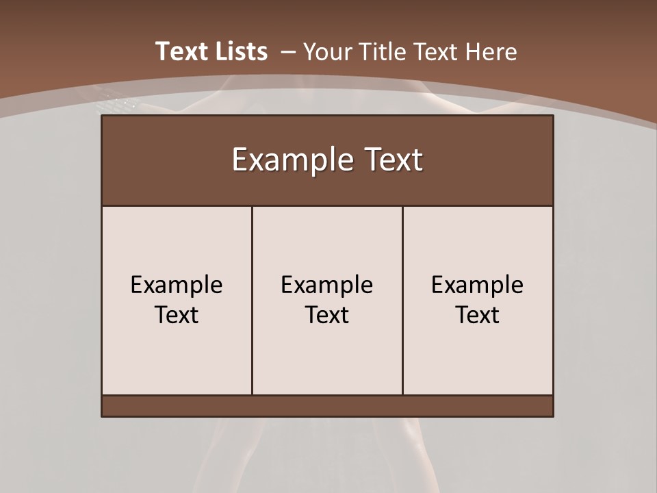 Posing One Dance PowerPoint Template