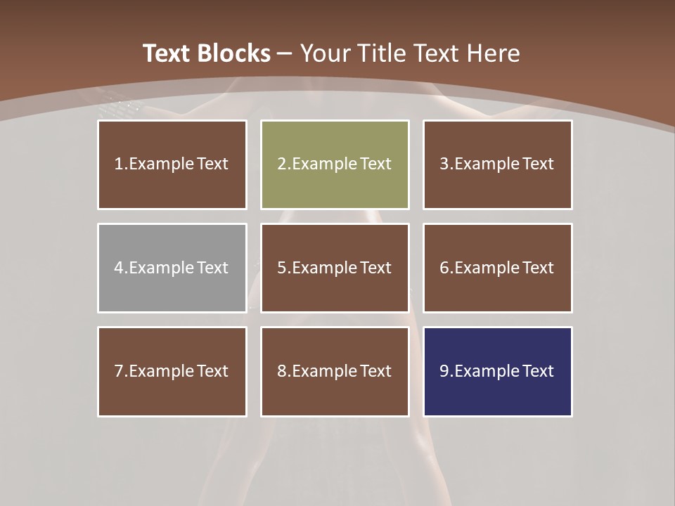 Posing One Dance PowerPoint Template