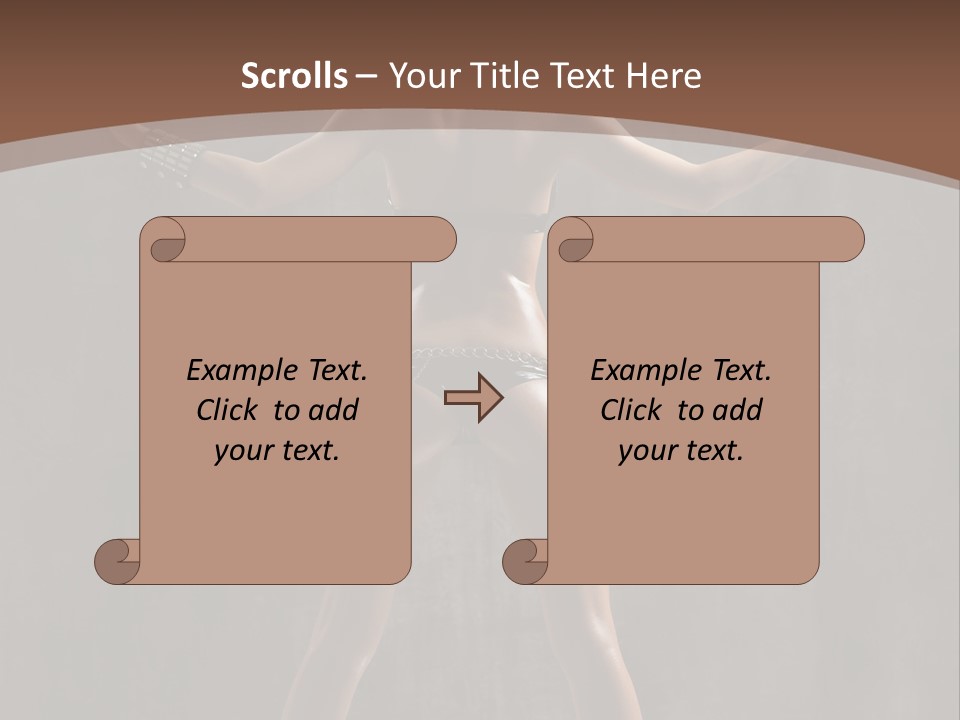 Posing One Dance PowerPoint Template