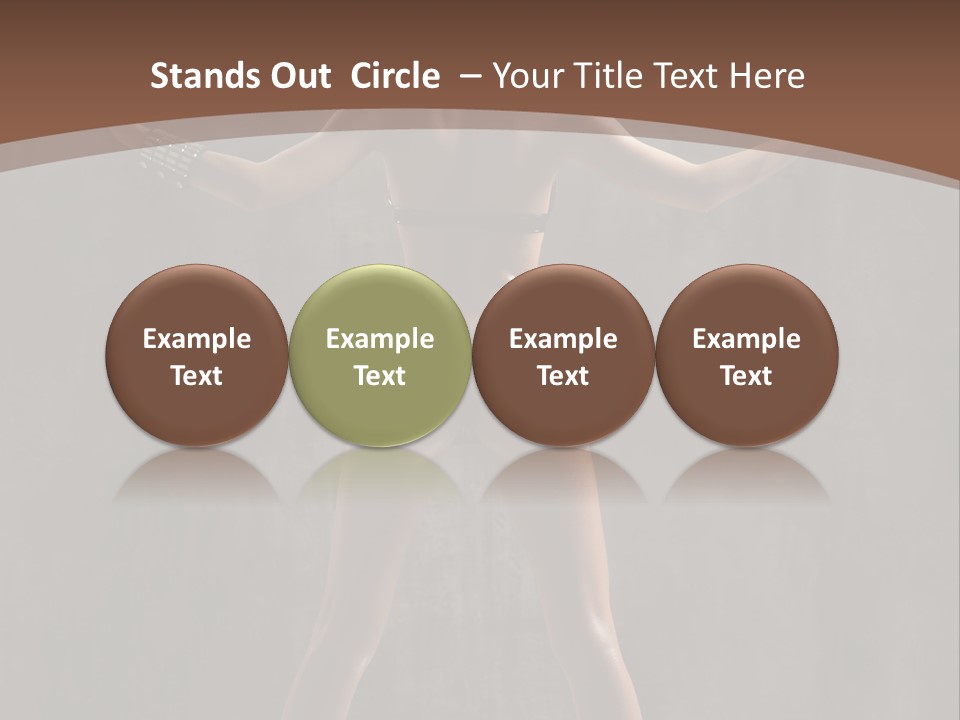 Posing One Dance PowerPoint Template