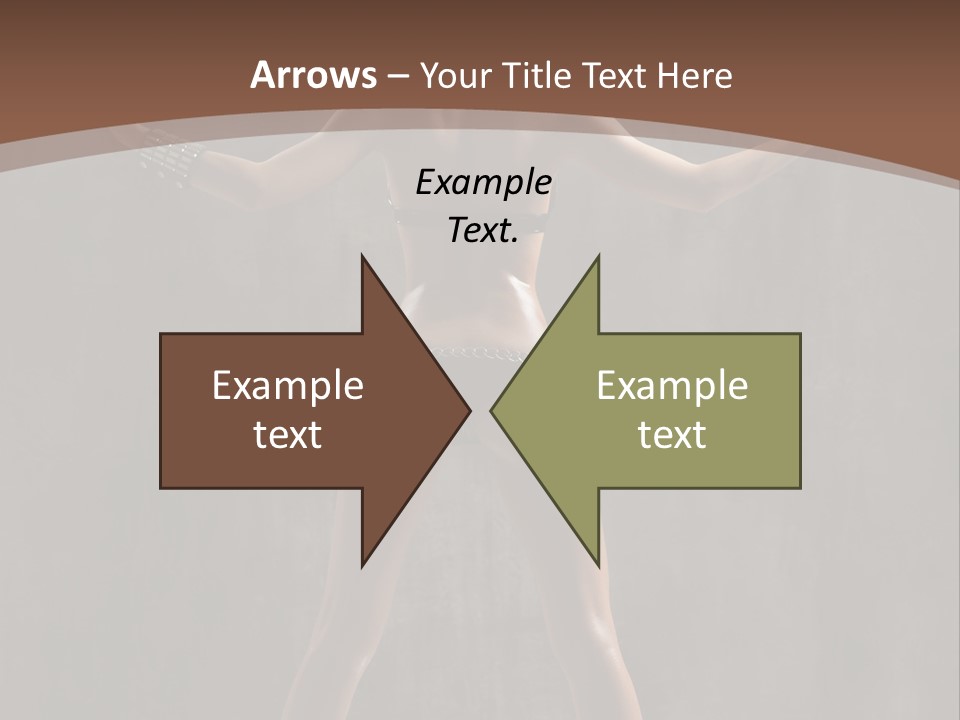 Posing One Dance PowerPoint Template