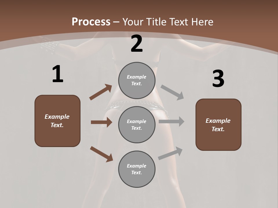 Posing One Dance PowerPoint Template