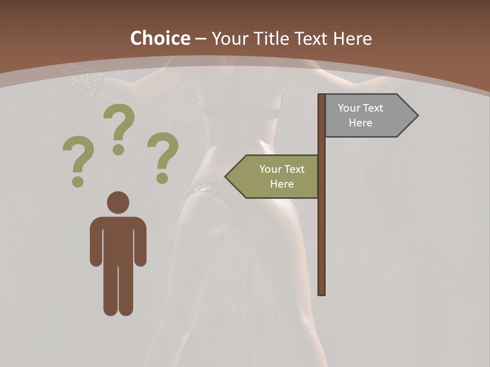 Posing One Dance PowerPoint Template