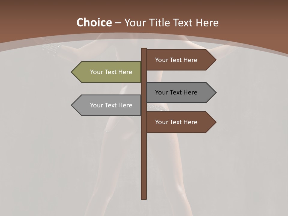 Posing One Dance PowerPoint Template