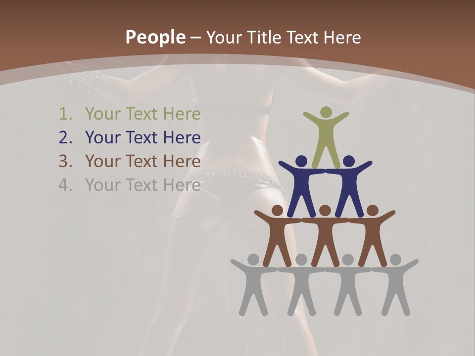 Posing One Dance PowerPoint Template