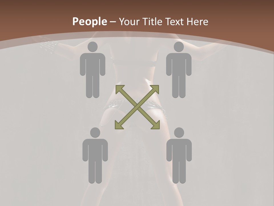 Posing One Dance PowerPoint Template