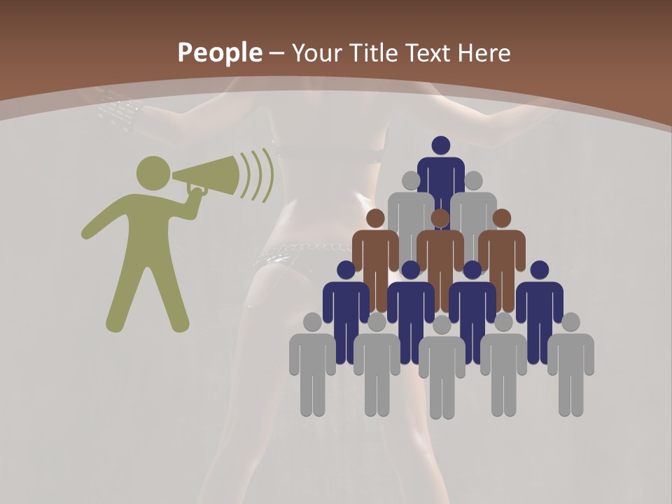 Posing One Dance PowerPoint Template