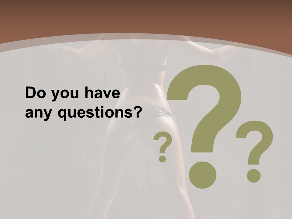 Posing One Dance PowerPoint Template