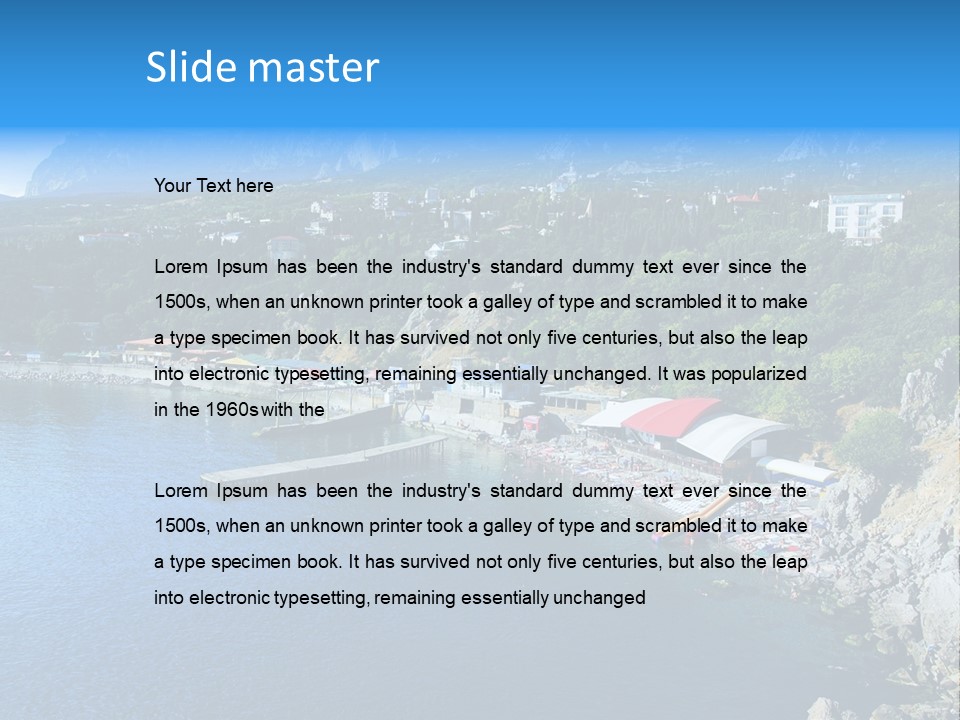 Ukraine People Mountain PowerPoint Template